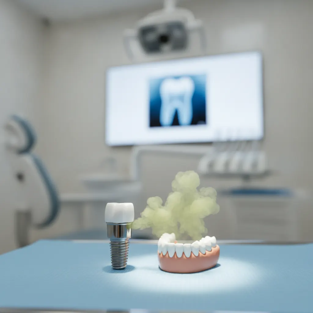 Implante Dentário com Cheiro Ruim em Viamão: O Que Pode Ser?