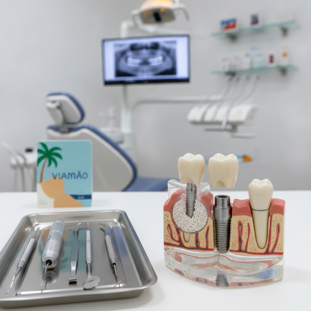 Implante Dentário com Enxerto Ósseo em Viamão: Como Funciona