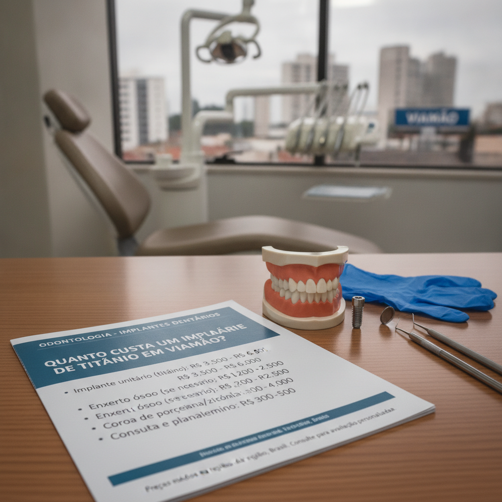 Implante Dentário de Titânio em Viamão: O Que É e Vantagens