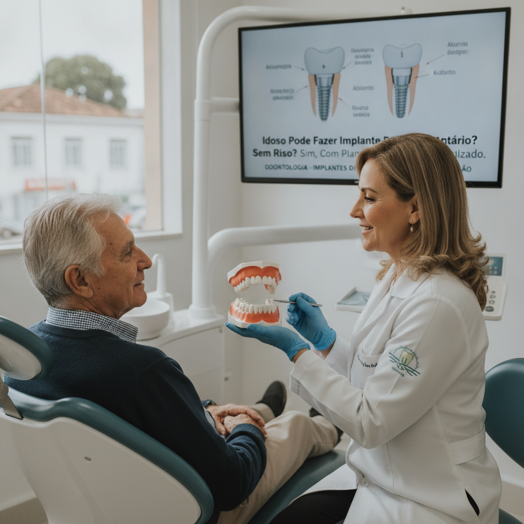 Implante Dentário para Idosos é Seguro em Viamão?