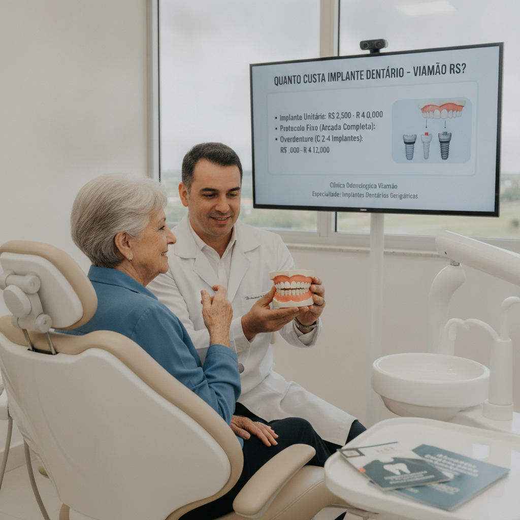 Implante Dentário para Idosos: Seguro em Viamão?