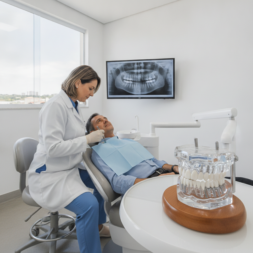 Implante Dentário Parcial ou Total: Qual a Diferença em Viamão?