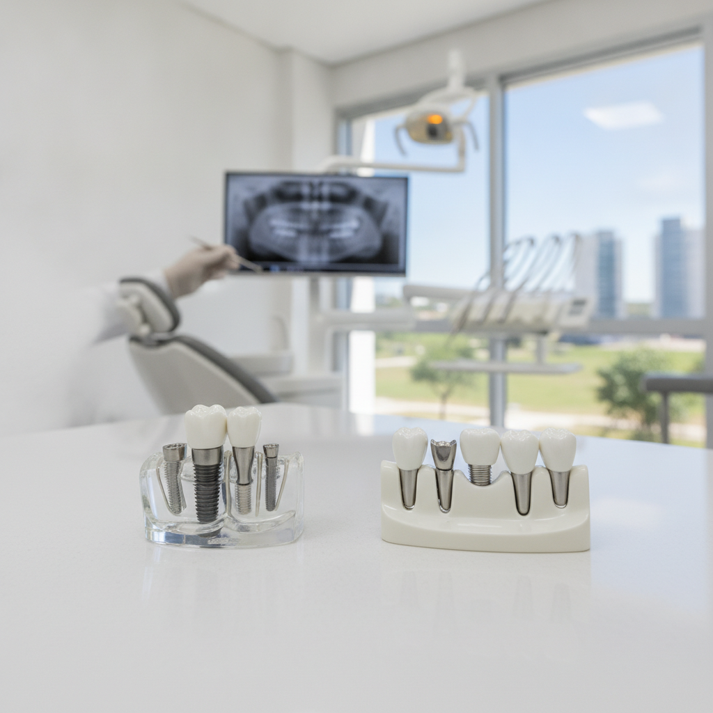 Implante Dentário x Ponte Dentária: Qual Escolher em Viamão?